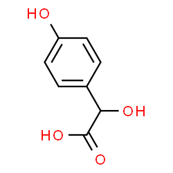 ChemSpider 2D Image | p-Hydroxymandelic acid | C8H8O4