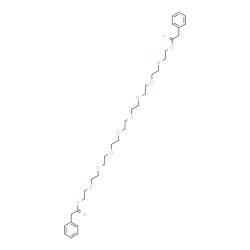 ChemSpider 2D Image | 3,6,9,12,15,18,21,24-Octaoxahexacosane-1,26-diyl bis(phenylacetate) | C34H50O12