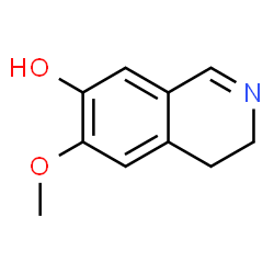 ChemSpider 2D Image | 3,4-Dihydro-6-Methoxy-7-Isoquinolinol | C10H11NO2