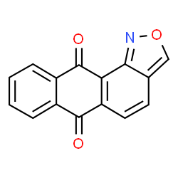 ChemSpider 2D Image | Anthra[1,2-c][1,2]oxazole-6,11-dione | C15H7NO3