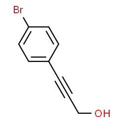 ChemSpider 2D Image | 3-(4-Bromophenyl)-2-propyn-1-ol | C9H7BrO
