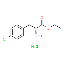 ChemSpider 2D Image | Ethyl 4-chloro-D-phenylalaninate hydrochloride (1:1) | C11H15Cl2NO2