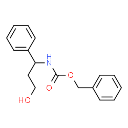 ChemSpider 2D Image | Benzyl (3-hydroxy-1-phenylpropyl)carbamate | C17H19NO3