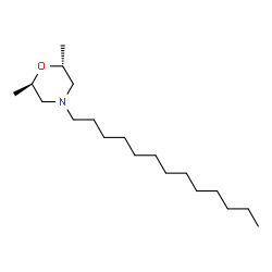 ChemSpider 2D Image | Trans-2,6-dimethyl-4-tridecylmorpholine | C19H39NO