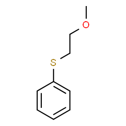 ChemSpider 2D Image | (2-methoxyethyl)(phenyl)sulfane | C9H12OS