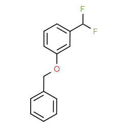 ChemSpider 2D Image | 1-(Benzyloxy)-3-(difluoromethyl)benzene | C14H12F2O