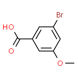 ChemSpider 2D Image | 3-Bromo-5-methoxybenzoic acid | C8H7BrO3