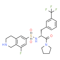 ChemSpider 2D Image | (R)-PFI-2 | C23H25F4N3O3S