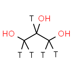 ChemSpider 2D Image | Glycerol-1,2,3-3H | C3H3T5O3