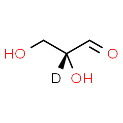 ChemSpider 2D Image | D-[2-2H]glyceraldehyde | C3H5DO3