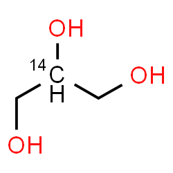 ChemSpider 2D Image | 1,2,3-(2-~14~C)Propanetriol | C214CH8O3