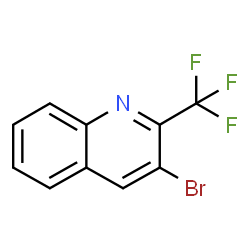 ChemSpider 2D Image | 3-Bromo-2-(trifluoromethyl)quinoline | C10H5BrF3N
