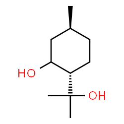 ChemSpider 2D Image | (2S,5S)-2-(2-Hydroxy-2-propanyl)-5-methylcyclohexanol | C10H20O2