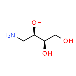 ChemSpider 2D Image | (2R,3R)-4-Amino-1,2,3-butanetriol | C4H11NO3