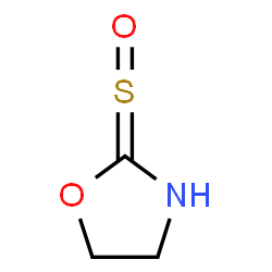 ChemSpider 2D Image | 2-Sulfinyl-1,3-oxazolidine | C3H5NO2S