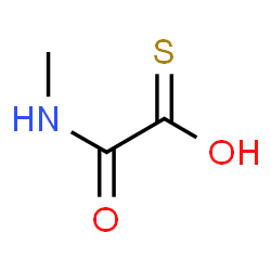 ChemSpider 2D Image | (Methylamino)(oxo)ethanethioic O-acid | C3H5NO2S