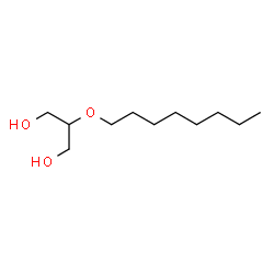 ChemSpider 2D Image | 2-OCTYL GLYCERYL ETHER | C11H24O3