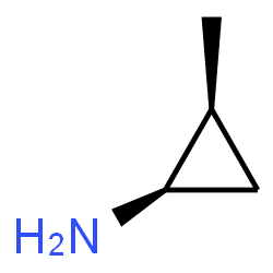 ChemSpider 2D Image | (1R,2S)-2-Methylcyclopropanamine | C4H9N