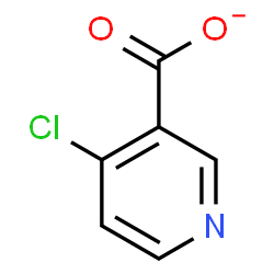 ChemSpider 2D Image | 4-Chloronicotinate | C6H3ClNO2