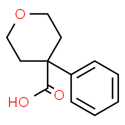 ChemSpider 2D Image | 4-Phenyl-tetrahydro-pyran-4-carboxylic acid | C12H14O3