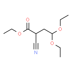ChemSpider 2D Image | Ethyl-2,2-diethoxythylcyanoacetate | C11H19NO4