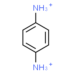 ChemSpider 2D Image | 1,4-Benzenediaminium | C6H10N2