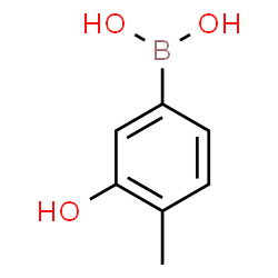 ChemSpider 2D Image | 3-Hydroxy-4-methylphenylboronic acid | C7H9BO3