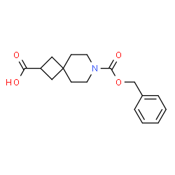 ChemSpider 2D Image | 7-Cbz-7-azaspiro[3.5]nonane-2-carboxylic acid | C17H21NO4