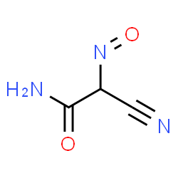 ChemSpider 2D Image | 2-cyano-2-nitrosoacetamide | C3H3N3O2