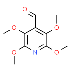 ChemSpider 2D Image | 2,3,5,6-Tetramethoxyisonicotinaldehyde | C10H13NO5