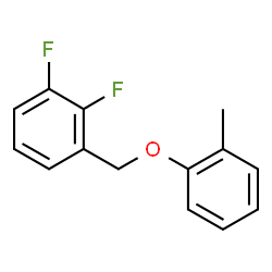 ChemSpider 2D Image | 1,2-Difluoro-3-[(2-methylphenoxy)methyl]benzene | C14H12F2O