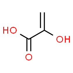 ChemSpider 2D Image | Hydroxy acrylic acid | C3H4O3
