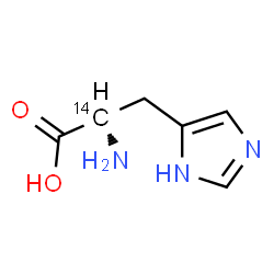 ChemSpider 2D Image | L-(alpha-~14~C)Histidine | C514CH9N3O2