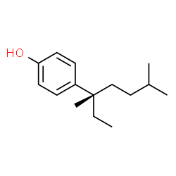 ChemSpider 2D Image | 4-[(3S)-3,6-Dimethyl-3-heptanyl]phenol | C15H24O