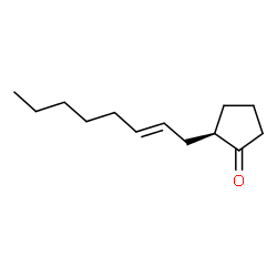 ChemSpider 2D Image | (2R)-2-[(2E)-2-Octen-1-yl]cyclopentanone | C13H22O