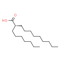 ChemSpider 2D Image | (2S)-2-Heptylundecanoic acid | C18H36O2
