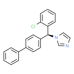 ChemSpider 2D Image | (S)-lombazole | C22H17ClN2
