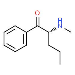 ChemSpider 2D Image | (2R)-2-(Methylamino)-1-phenyl-1-pentanone | C12H17NO