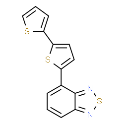 ChemSpider 2D Image | 4-(2,2'-Bithiophen-5-yl)-2,1,3-benzothiadiazole | C14H8N2S3