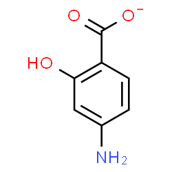 ChemSpider 2D Image | 4-Aminosalicylate | C7H6NO3