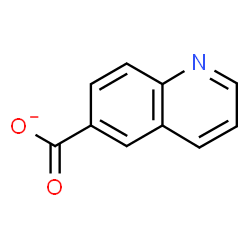 ChemSpider 2D Image | 6-Quinolinecarboxylate | C10H6NO2