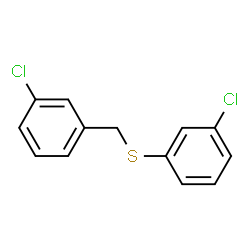 ChemSpider 2D Image | 1-Chloro-3-[(3-chlorobenzyl)sulfanyl]benzene | C13H10Cl2S