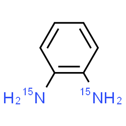 ChemSpider 2D Image | 1,2-Benzene(~15~N_2_)diamine | C6H815N2