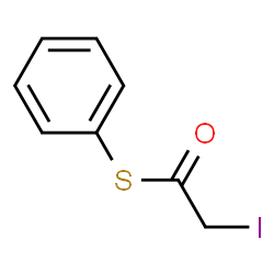 ChemSpider 2D Image | S-Phenyl iodoethanethioate | C8H7IOS