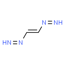 ChemSpider 2D Image | 1,1'-[(E)-1,2-Ethenediyl]didiazene | C2H4N4
