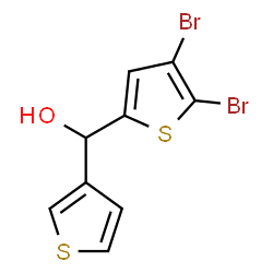 ChemSpider 2D Image | (4,5-Dibromo-2-thienyl)(3-thienyl)methanol | C9H6Br2OS2
