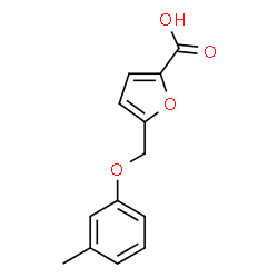ChemSpider 2D Image | 5-[(3-Methylphenoxy)methyl]-2-furoic acid | C13H12O4