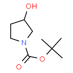 ChemSpider 2D Image | 1-Boc-3-pyrrolidinol | C9H17NO3