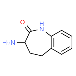 ChemSpider 2D Image | 3-amino-1,3,4,5-tetrahydro-1-benzazepin-2-one | C10H12N2O