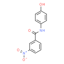 ChemSpider 2D Image | N-(4-Hydroxyphenyl)-3-nitrobenzamide | C13H10N2O4
